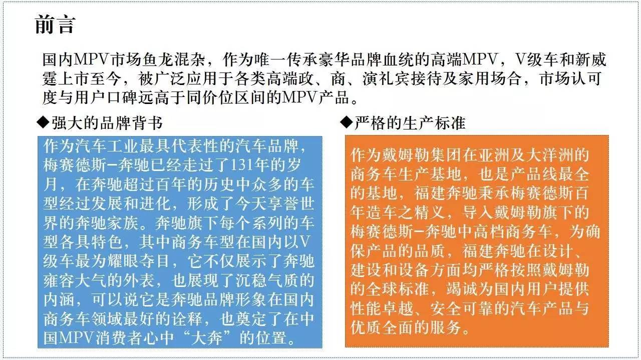 奔驰商务车购买分析